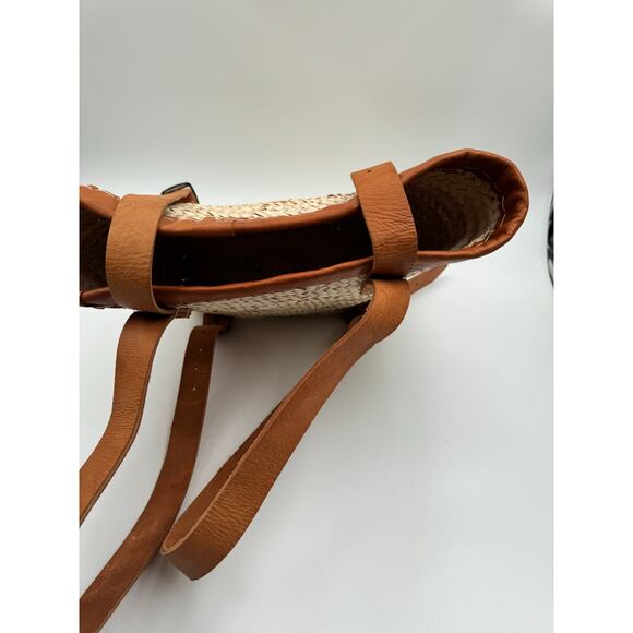 Anthropologie Leather Handle Market Backpack, Small - Picture 6 of 6